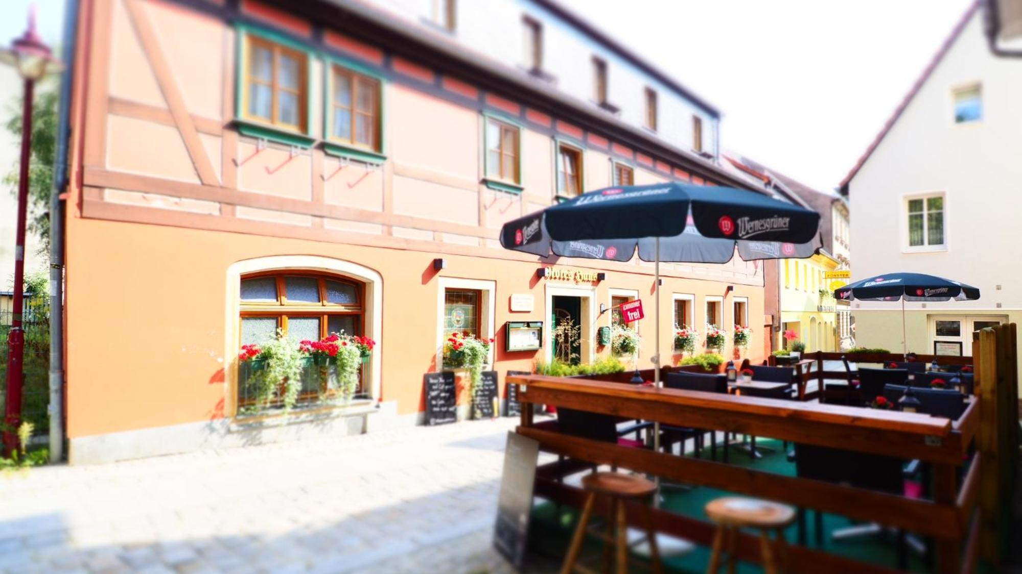 Gasthaus& Pension Zum Roten Haus Bad Schandau Esterno foto